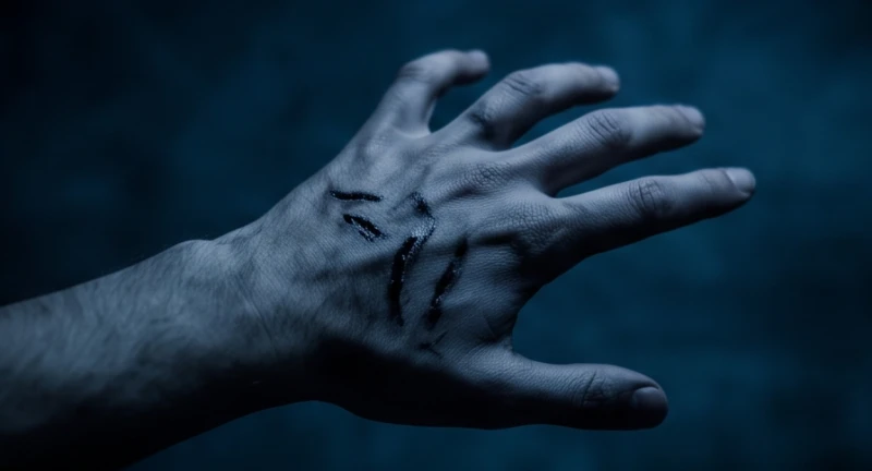 Mơ thấy zombie: Điềm báo tâm lý, vị trí bị cắn & con số may mắn 4 Bàn tay với dấu vết bị thương đen tối ám chỉ sự cản trở và khủng hoảng nghiêm trọng trong công việc