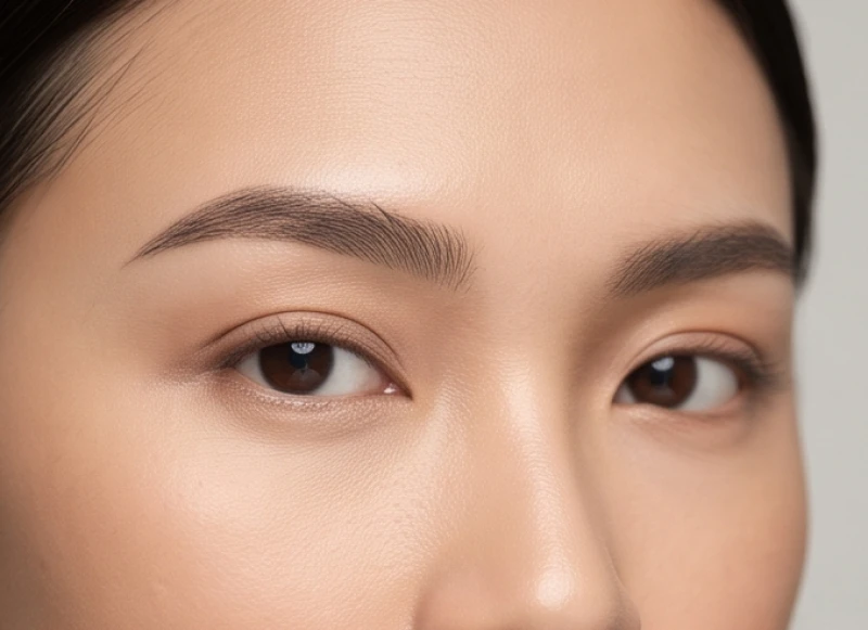 Vị trí cung huynh đệ trải dài từ đầu chân mày đến phần đuôi mày phía thái dương trên khuôn mặt