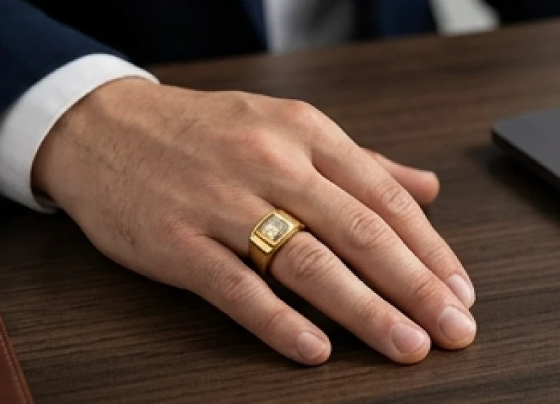 Nam giới tuổi Dậu đeo nhẫn phong thủy trên bàn tay trái để thu hút vượng khí vào đường công danh cá nhân
