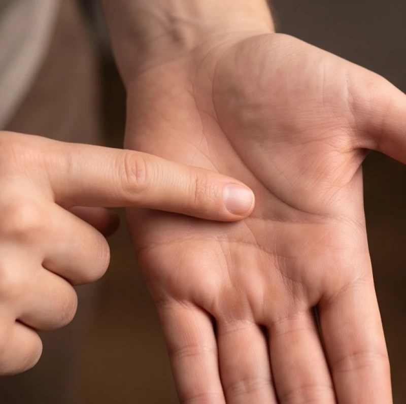 Đường trí đạo cong: Ý nghĩa tính cách, mốc tuổi và cách hóa giải 1 Đường trí đạo cong xuất phát từ giữa ngón trỏ và ngón cái kéo dài uốn lượn xuống gò Thái Âm