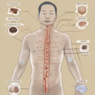 Vị Trí Nốt Ruồi Trên Cơ Thể