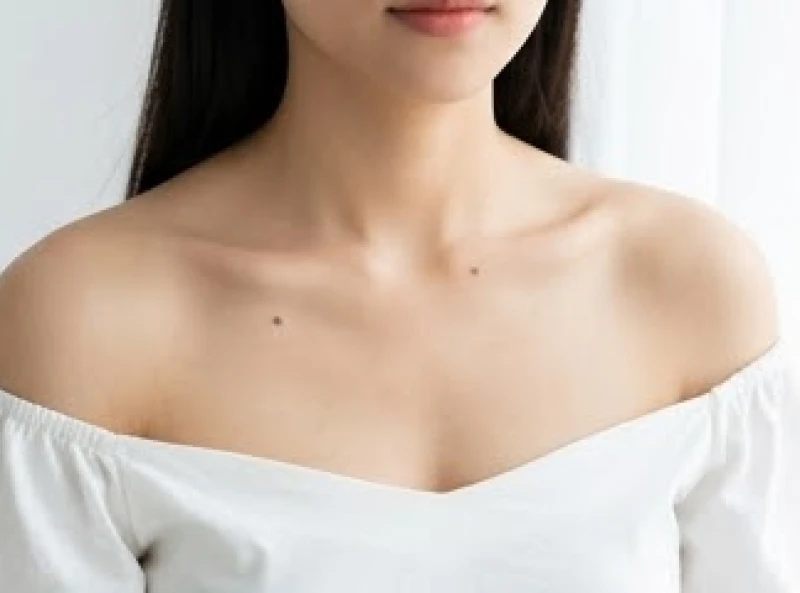 Tọa độ nốt ruồi ở xương quai xanh trên cơ thể phụ nữ thu hút ánh nhìn