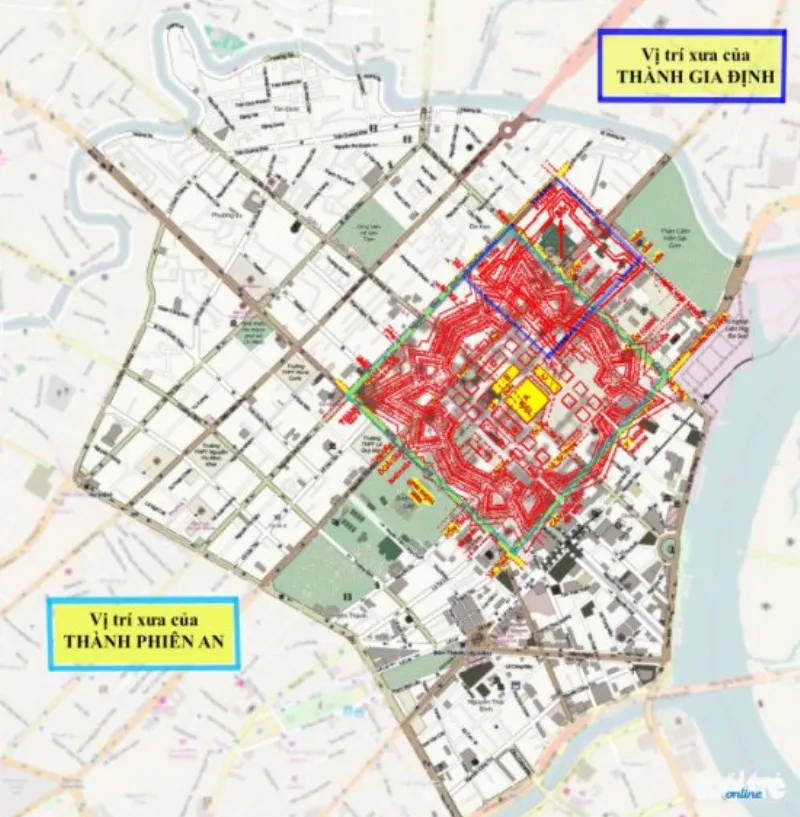 Vị trí thành Phiên An, thành Qui và thành Gia Định xưa và nay