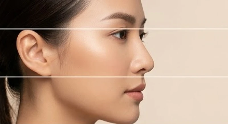 Trung đình trên khuôn mặt: Tỷ lệ chuẩn và cách khắc phục 1 Ba phần thượng đình trung đình và hạ đình được phân chia rõ ràng trên khuôn mặt nữ giới