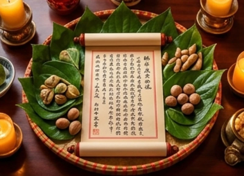 Lá sớ cầu an ghi đầy đủ thông tin gia chủ được đặt cẩn thận trên mâm lễ dâng Bà Chúa Xứ