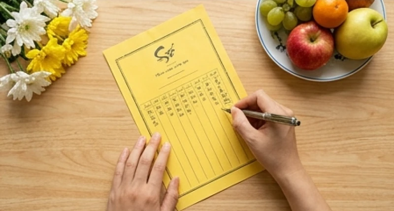 Văn khấn Bà Bổn Mạng: Bài cúng chuẩn danh xưng và cách sắm lễ 7 Ghi chép thông tin cá nhân cẩn thận và nắn nót lên tờ sớ cúng màu vàng