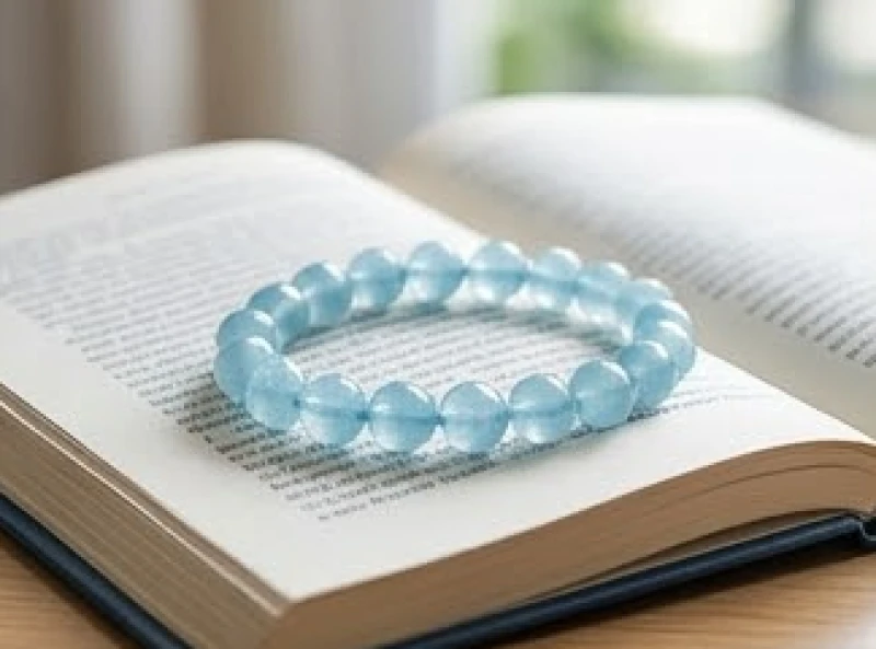 Vòng tay đá tự nhiên Aquamarine màu xanh biển mát mắt, món phụ kiện phong thủy mang lại sự an tâm cho người tuổi Tân Mão