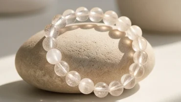 Chiếc vòng tay đá phong thủy tuổi thìn kết hợp từ các loại đá tự nhiên rực rỡ mang năng lượng bình an