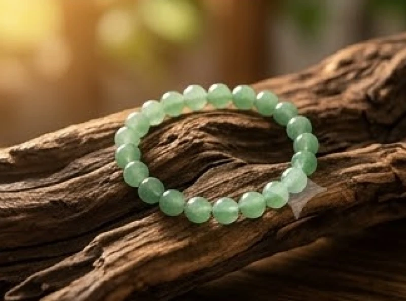 Vòng tay phong thủy Thạch anh xanh tự nhiên có tác dụng cân bằng trường năng lượng và xua tan sát khí kìm hãm