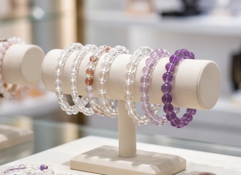 Vòng tay đá phong thủy tuổi Tý: Cách chọn số hạt, size và bảng giá 9 Những chuỗi vòng tay thạch anh tự nhiên nhiều màu sắc thuộc phân khúc giá phổ thông