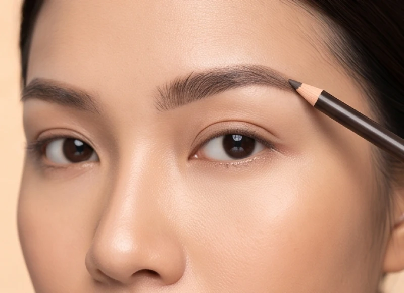 Định vị ba điểm vàng đầu đỉnh và đuôi để khắc phục tướng lông mày ngắn
