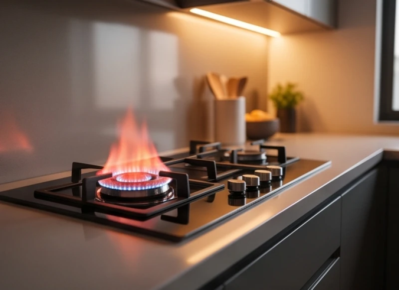 Ngọn lửa bếp sinh ra nhiệt lượng mạnh mẽ để thiêu rụi tà khí tại các cung xấu trong nhà.