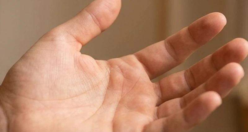 Gò Mộc Tinh trên bàn tay: Ý nghĩa công danh và cách hóa giải 1 Cận cảnh bàn tay mở rộng hiển thị rõ phần thịt phồng lên dưới chân ngón trỏ chính là gò Mộc Tinh