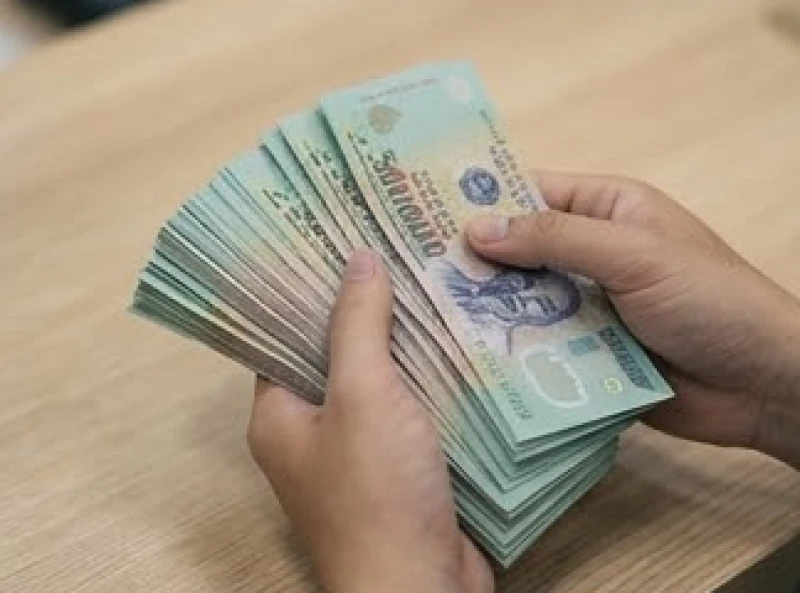 Một xấp tiền mặt dày trên tay tượng trưng cho phần thưởng xứng đáng từ những nỗ lực làm việc