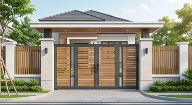 Mơ thấy cổng nhà: Giải mã điềm báo, ý nghĩa phong thủy & bộ số 4 Cánh cổng nhà mới khang trang vừa được xây dựng hoàn thiện với thiết kế hiện đại