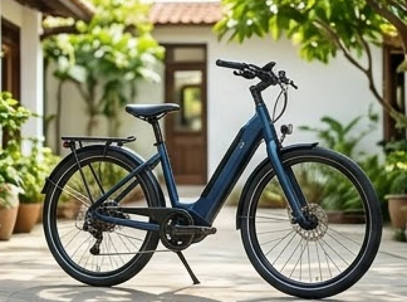Chiếc xe máy điện kiểu dáng trẻ trung màu xanh dương đậm, phương tiện di chuyển an toàn và hợp phong thủy tuổi Tân Mão