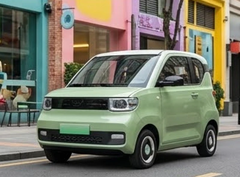 Xe điện đô thị cỡ nhỏ màu xanh bơ cực kỳ phù hợp với người trẻ mệnh Mộc