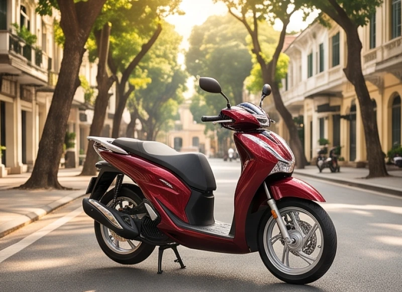 Đinh Hợi 2007 mệnh gì: Nạp âm Ốc Thượng Thổ và cung phi nam nữ 6 Chiếc xe tay ga màu đỏ đô sành điệu mang lại sự may mắn cho tuổi Đinh Hợi