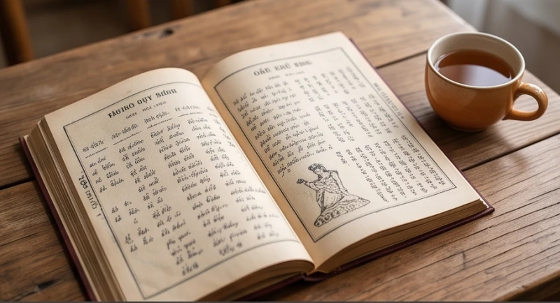 Cuốn sách tử vi phong thủy mở ra trang giải mã điềm báo dựa trên mười hai con giáp