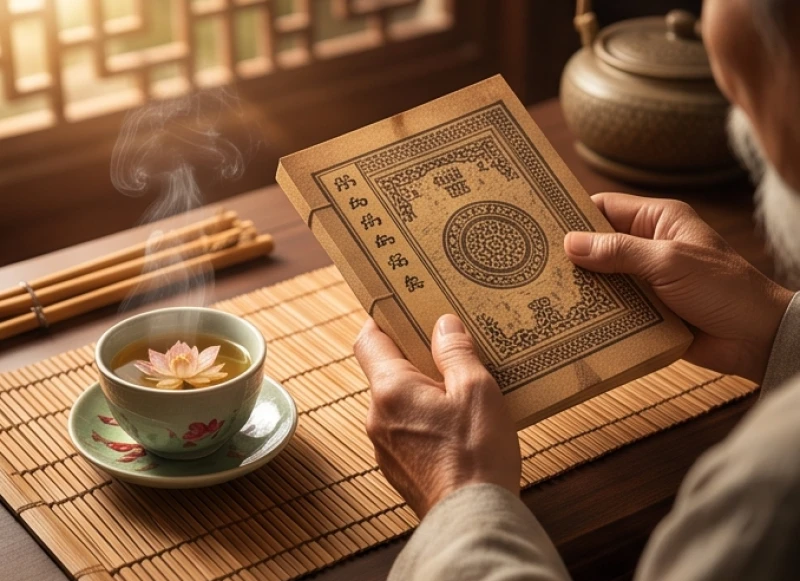 Tử vi tuổi Bính Dần 1986 năm 2026: Chi tiết 12 tháng và sắm lễ 1 Thầy phong thủy đang xem luận giải tử vi tuổi Bính Dần 1986 năm 2026 bên ấm trà sen
