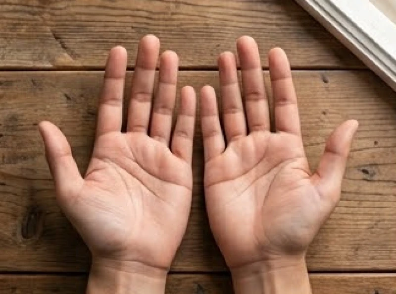 Đường tâm đạo có hai đường: Ý nghĩa, cách nhận biết và hóa giải 5 So sánh hai bàn tay trái và phải mở rộng cạnh nhau để đối chiếu các đặc điểm đường chỉ tay