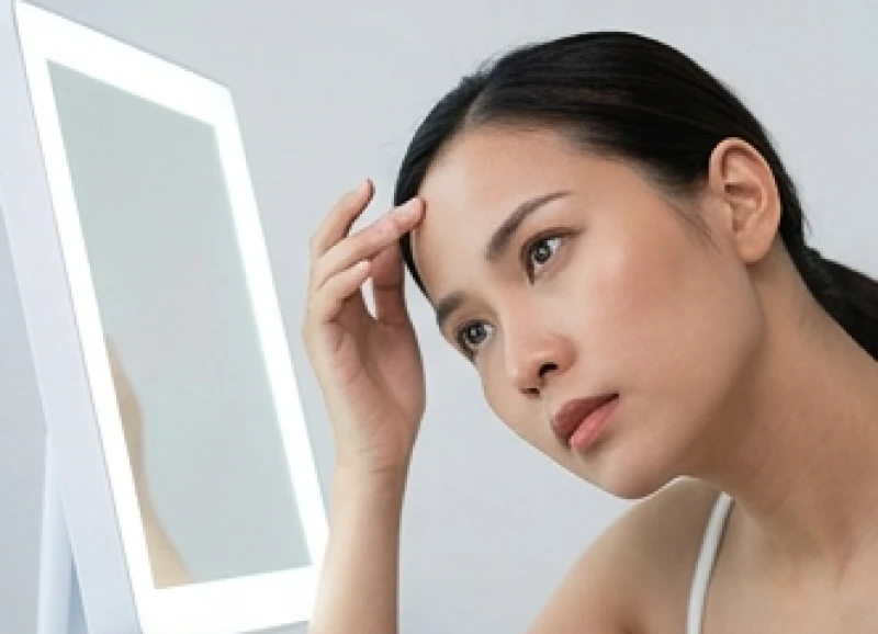 Quan sát khí sắc ở hai bên góc trán dưới ánh sáng tự nhiên để xem tướng cung thiên di