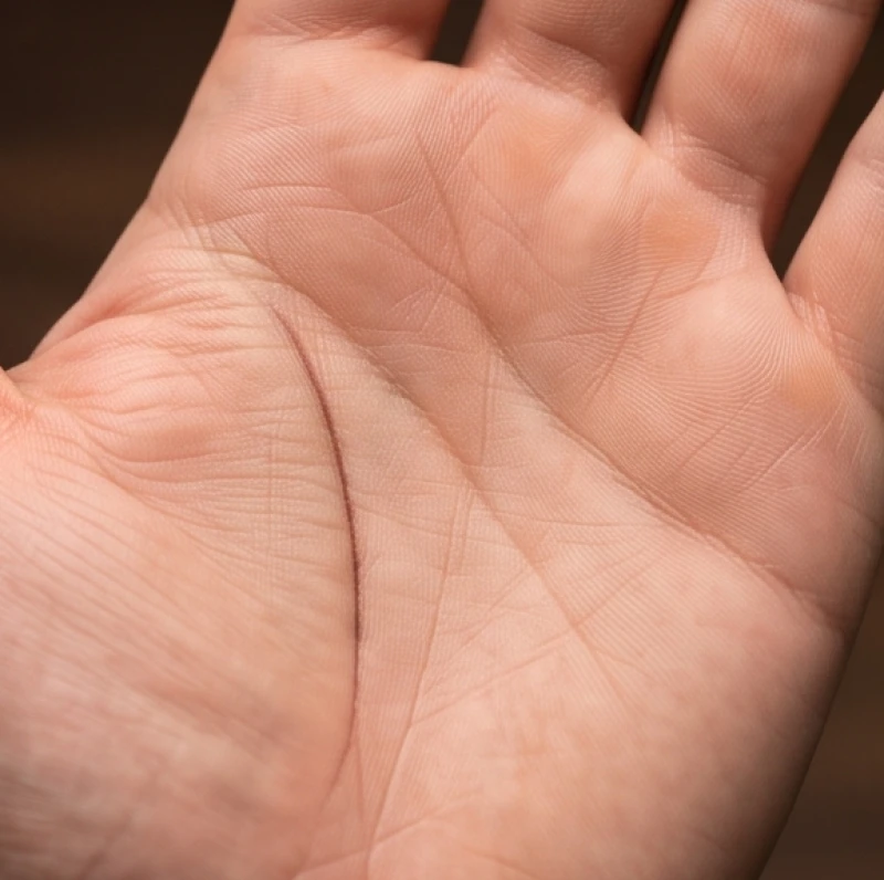 Đường trí đạo cong: Ý nghĩa tính cách, mốc tuổi và cách hóa giải 3 Bàn tay với đường trí đạo cong liền mạch không bị đứt gãy hay có các đường chỉ phụ cắt ngang
