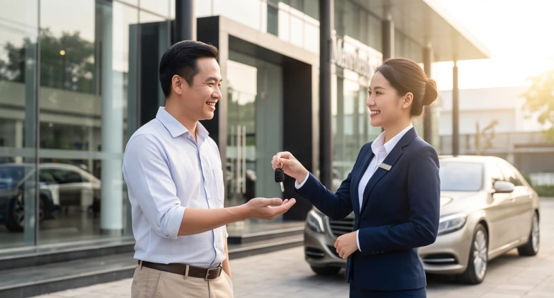 Khung giờ đại cát ngập tràn ánh sáng mặt trời là thời điểm lý tưởng nhất để đón chiếc xe mới về nhà
