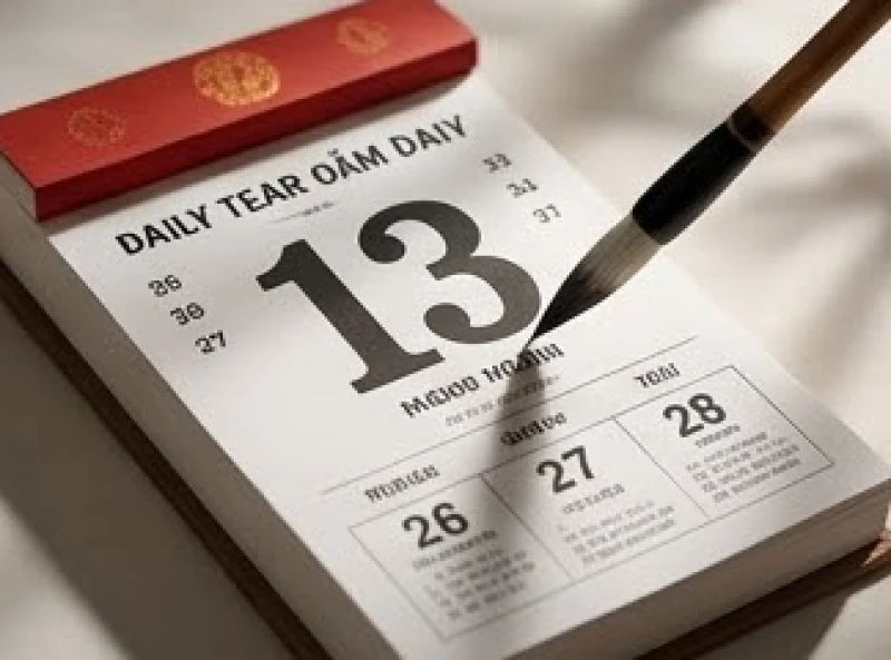Tuổi Dần khai trương ngày nào tốt: Lịch 2026 & mâm lễ cúng 9 Cuốn lịch vạn sự đánh dấu gạch chéo vào những ngày xung khắc chi Thái Tuế
