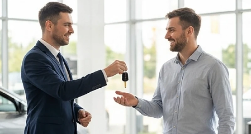 Khách hàng hân hoan nhận chìa khóa ô tô mới vào một ngày hoàng đạo cát lành