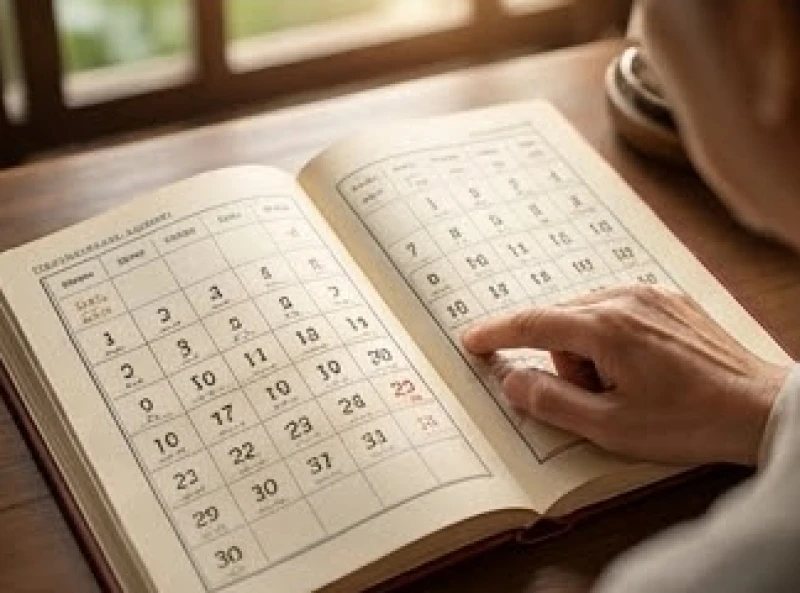 Tử vi tuổi Tân Mão 1951 năm 2026: Đính chính sao hạn & bài cúng 8 Gia đình cùng nhau xem cuốn lịch vạn niên đánh dấu các mốc thời gian