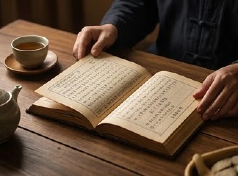 Sao Hạn Tuổi Thìn Năm 2026: Chi Tiết Mâm Cúng Và Văn Khấn 1 Gia chủ xem sách tử vi tuổi Thìn năm 2026 trên bàn gỗ để chuẩn bị cúng sao