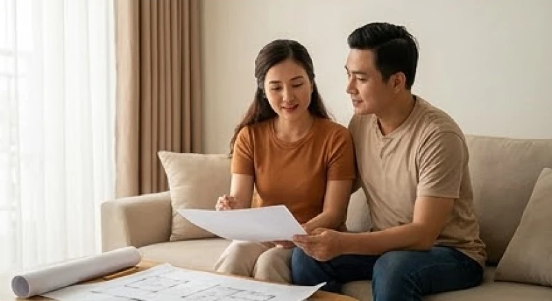 Gia đình cùng nhau xem xét cung mệnh Bát Trạch để thống nhất hướng bàn thờ hợp tuổi thìn cho ngôi nhà mới