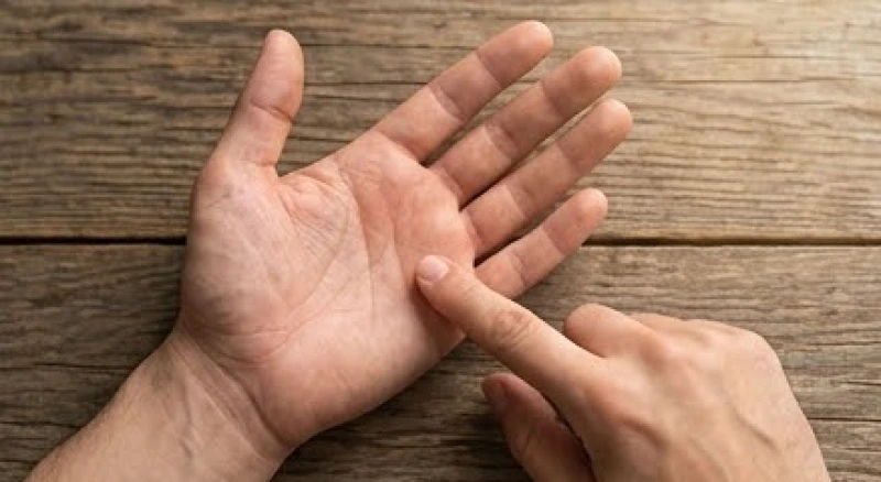 Cách gióng các ngón tay xuống lòng bàn tay để xác định độ tuổi gặp biến cố trên đường tình duyên