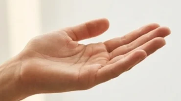 Người đang xem tướng bàn tay dưới ánh sáng tự nhiên để luận giải vận mệnh