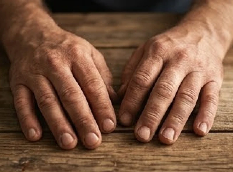 Bàn tay thô ráp của người lao động được xem xét tỉ mỉ dưới góc độ nhân tướng học