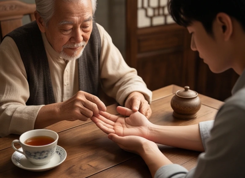 Vị trí tay phải được xem là hậu thiên đối với nam giới và tiên thiên đối với phái đẹp