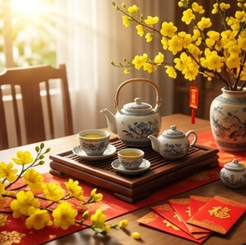 Đón khách quý hợp tuổi đến xông đất và chúc tết trong ngày mùng 1