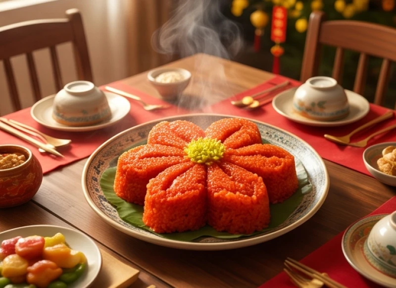 Tuổi Thìn kiêng gì trong ngày Tết: Chi tiết theo từng nạp âm 7 Đĩa xôi gấc đỏ tươi được đặt trang trọng trên mâm cỗ Tết mang lại nguồn sinh khí điềm lành