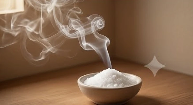 Mơ thấy trang sức là điềm gì: Giải mã chi tiết & con số may mắn 8 Khói trầm hương mờ ảo tỏa ra xung quanh bát muối trắng tinh khiết đặt ở góc phòng