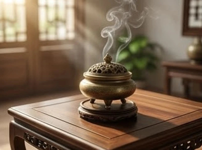 Những điều cấm kỵ trong phong thủy với tuổi Thìn và cách hóa giải 1 Lư hương đồng đang xông trầm khói tỏa nhẹ nhàng trên bàn trà gỗ truyền thống