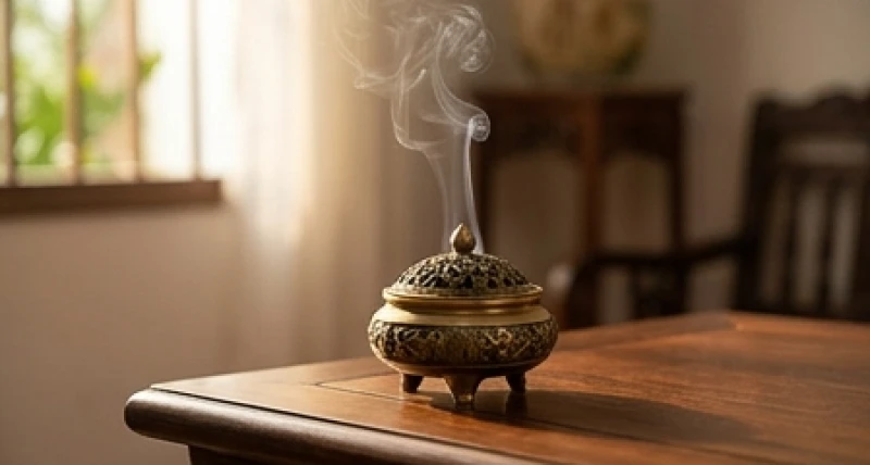 Tuổi Thân kiêng gì trong ngày Tết: chi tiết theo 5 nạp âm 7 Làn khói mỏng nhẹ lan tỏa từ chiếc lư đồng đốt trầm hương cổ kính được đặt trang trọng trên chiếc bàn gỗ