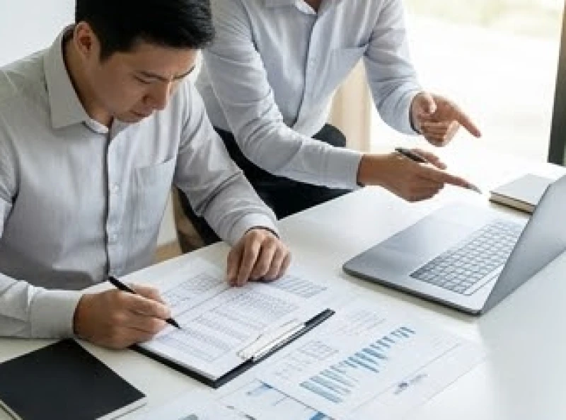 Hai người làm việc với nhịp độ trái ngược thể hiện sự khác biệt giữa tốc độ và sự cẩn trọng