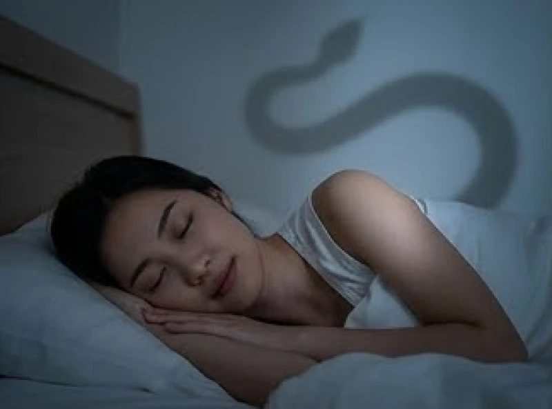 Bị rắn cắn là điềm gì: Giải mã hên xui và cách hóa giải 1 Một cô gái đang ngủ say trên giường và mơ màng thấy bóng dáng con rắn xuất hiện trong tiềm thức