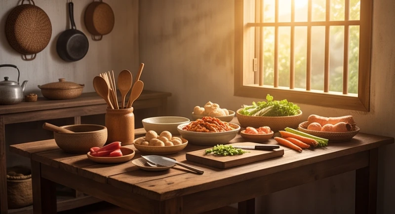 Mơ thấy mổ lợn là điềm gì: Giải mã tâm linh và sổ mơ tài lộc 2 Cảnh chuẩn bị mâm cỗ linh đình trong tiềm thức khi mơ thấy mổ lợn báo hiệu sự no ấm