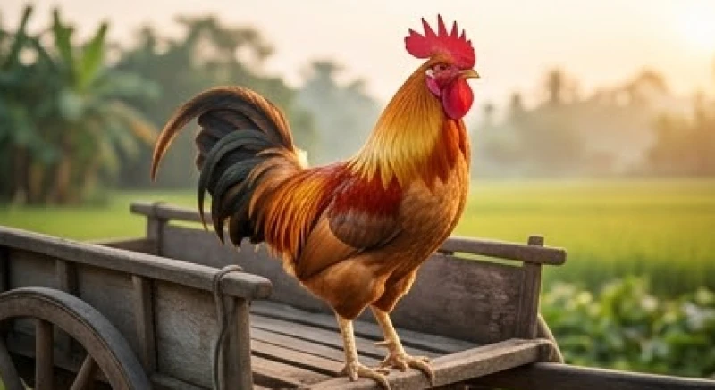 Con gà trống vạm vỡ đại diện cho nguồn dương khí và sự nghiệp hanh thông khi bạn nằm mơ thấy gà trống