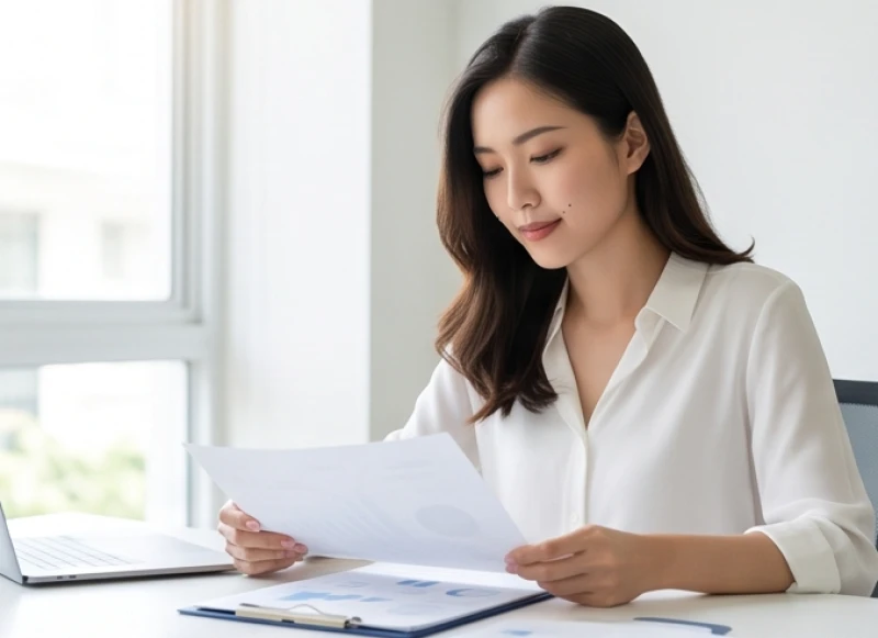 Nốt ruồi ở má trái: Luận giải tướng số và bảng giá tẩy an toàn 2 Nữ giới công sở thanh lịch sở hữu nốt ruồi ở má trái đang tập trung làm việc